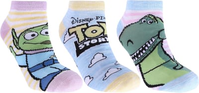 3x Toy Story kleurrijke sokken, voeten DISNEY
