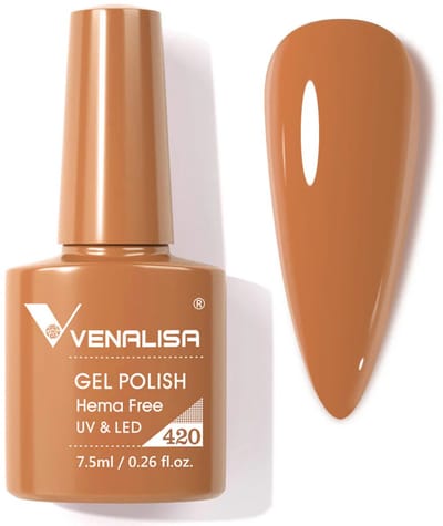 Venalisa UV Gellak Bruin - 7.5 ml - Bruine Gellak - Gellac Bruin - Gellak Kleuren - Venalisa Gellak - Gellak Nagellak