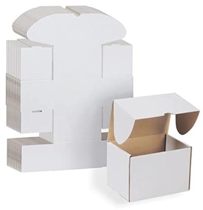 Kartonnen Dozen 6x4x4in (15.3 x 10.2 x 10.2cm) - Witte Verzenddoos voor Kleine Verzendingen
