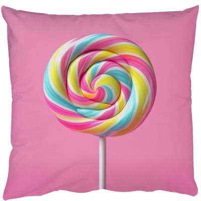 Sierkussens - Kussentjes Woonkamer - 50x50 cm - Lolly - Roze - Snoep - Zoet