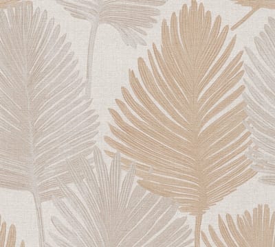PALMBLADEREN BEHANG | Hotel Chic - beige crème - A.S. Création Metropolitan Stories Hot Spots