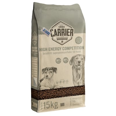 2 x 15 kg Carrier High Energy Competition 30/20 droog hondenvoer