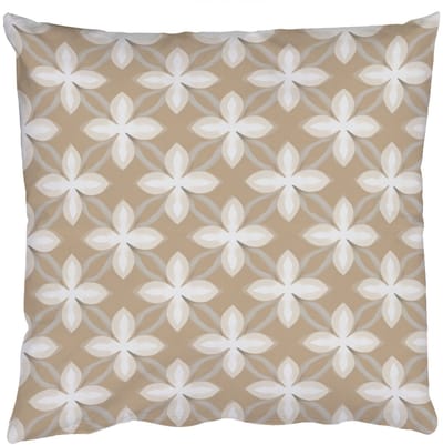 Sierkussens - Kussentjes Woonkamer - 50x50 cm - Patroon - Symmetrisch - Beige