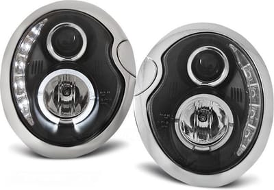 Koplampen met parkeerlicht BMW MINI (COOPER) 05 01-10 06 ZWART