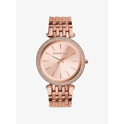 Michael Kors Darci Pavé Roségoudkleurig Horloge MK3192 rosé gouden kleur