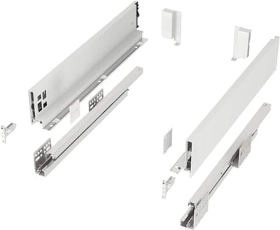 Soft-Close Ladesysteem voor Keukens – 40 kg Belastbaarheid, 84 mm Hoogte, 500 mm Diepte, Slanke Ladebakken