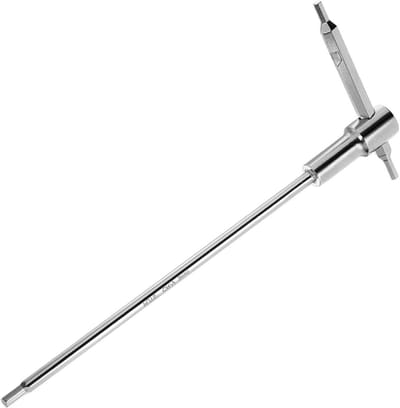 T-handle inbussleutel 3mm van CR-V staal met duwhandgreep en snelwisselsleuven - 1 stuk, ideaal voor precisiewerk en klussen