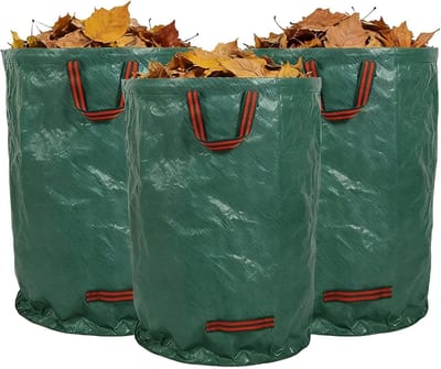 Bladzakken - Tuinafvalzakken - Tuin Opruimen - Verstevigde Draaghendels - 53 Gallon - Groen