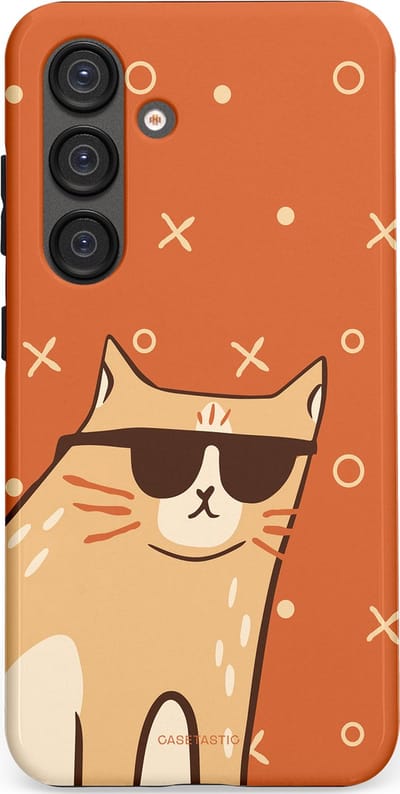 Casetastic Hoesje Geschikt voor Samsung S25 - Stijlvolle Beschermende Duo-layer Case - CoolCat