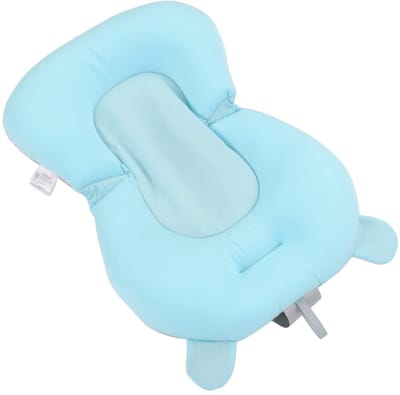 Dailygoods- Babybadkussen Zachte Ondersteuning - Drijvende Badmat - Veiligheidsgordels - Opvouwbaar - Verstelbaar - Gemakkelijk te Reinigen - Badzitje