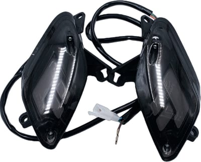 Knipperlicht Set Led Achterzijde (Lopend Model Audi) Fiddle 2 Euro4 Smoke DMP