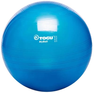 Togu Gymnastiekbal MyBall 75 cm, blauw-transparant