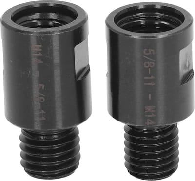 Adapter 5/8 Inch To M14 - M14 To 5/8 Inch - Hard Steel Material - Voor Diverse Elektrische Gereedschappen