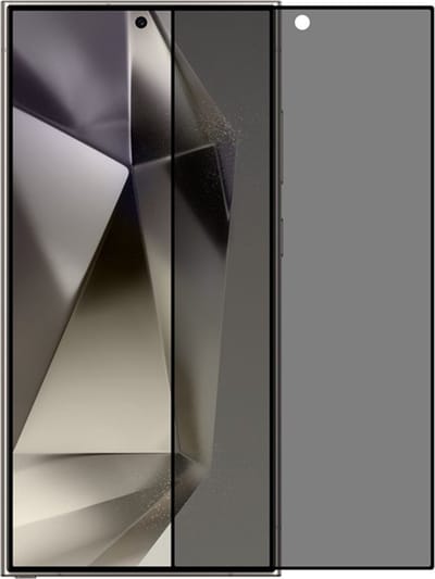 Coverup Screen Protector - Geschikt voor Samsung Galaxy S25 Ultra Screen Protector - Coverup Privacy Tempered Glass - Zwart