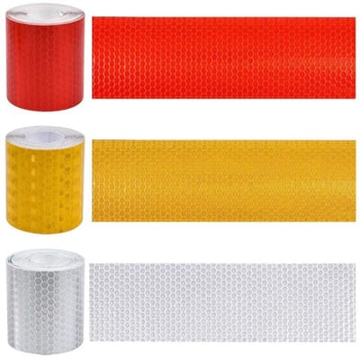 Allecto - Reflecterend Plakband - Weerbestendig - 3 Rollen van 5 cm x