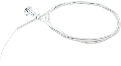 Dailygoods- Choke Kabel 1,8 m - Roestvrij Staal/Chroom - Vervanging voor 4/6/8 Cilinder Motoren - Universele Kabel - Duurzaam en Betrouwbaar - Carburateurkabel