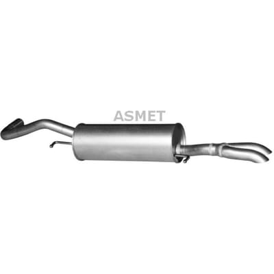 Geluiddemper achter ASMET 06.019