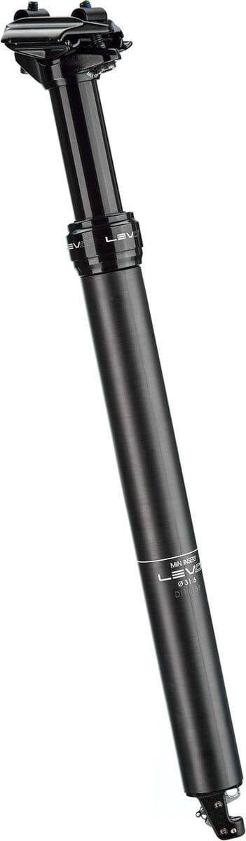 Kind Shock Lev Carbon Internal Cable 65 Mm Dropper Zadelpen Zwart 335-400 mm / 31.6 mm