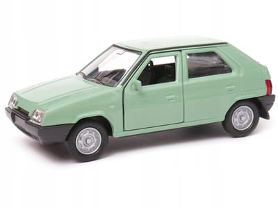 Welly Skoda Favorit Modelauto Schaal 1:34 Groen