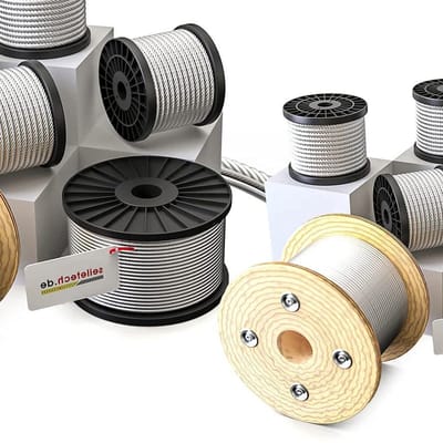Stalen Kabel - Draadkabel Staal - Industrieel Transport - AISI 316 V4A - 60 meter 5mm - Zilverkleurig