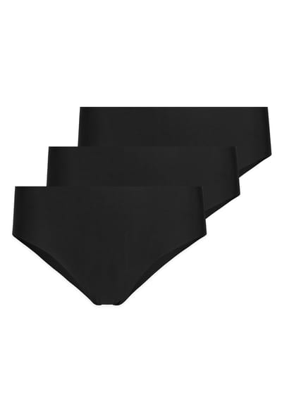 SNOCKS Hipsterslipje met Hoge Taille - Zachte Microvezels & Biologisch Katoen - Ondergoed Dames - Dames Ondergoed - Dames Onderbroeken - Dames Slips - 3 Stuks