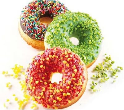 Silikomart Professional - Sq059 Donuts - professionale bakmat - 60 x 40 cm