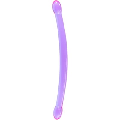 Paarse dubbele dildo