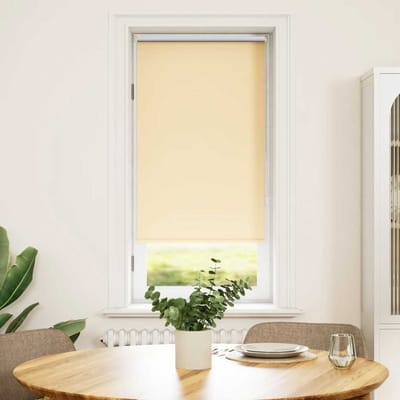 vidaXL - Rolgordijn - verduisterend - 64,4 - x - 120 - cm - stofbreedte - 60 - cm - beige