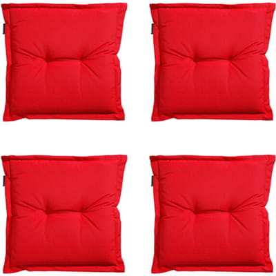 Madison - Zitkussen Panama red - Ca. 50x50 cm - Set van 4