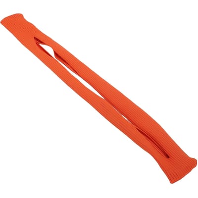Gebreide Telefoonhoes 31,5 Inch Zacht Rekbaar Trendy Lichtgewicht Gebreide Telefoonzakje voor Mannen Vrouwen Winter Oranje oranje