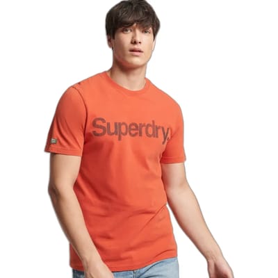 Superdry Vintage Cl Classic Mw T-shirt Met Korte Mouwen Rood S Man
