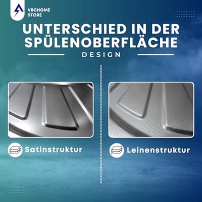 Roestvrij Stalen Spoelbak 98 x 50 cm met Afdruipvlak Rechts en Kraangat - Ideaal voor Keuken en Camping