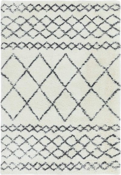 Easy Living - Vloerkleed Alto 120x170 - Creme- Grijs- laagpolig