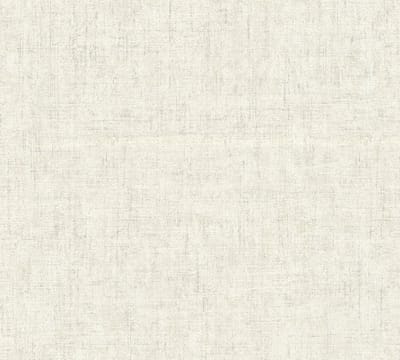 UNI BEHANG | Structuur - beige creme zilver metallic - A.S. Création Greenery