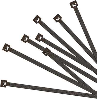 ProPlus Kabelbinders - 200 x 4,5 mm - Zwart - 100 stuks - Hoge treksterkte - Breed temperatuurbereik