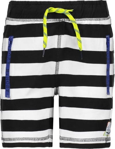 B.Nosy Jongens Shorts With Elasticated Waistband - Zwart - Maat 86/92