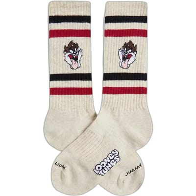Jimmy Lion unisex sokken athletic taz beige (Looney Tunes)