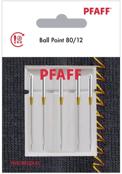 Pfaff Ballpoint 80 (5 stuks) Naalden