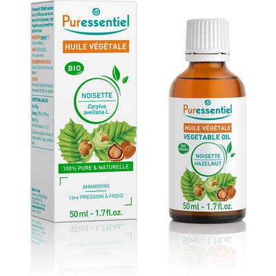 Puressentiel Hazelnoot (Corylus Avellana L.) Plantaardige Olie Biologisch 50 ml