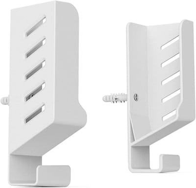Wandhouder Router - Opbergrek Wifi - Ruimte Besparen - Robuust IJzer - Max 40mm dik - Wit