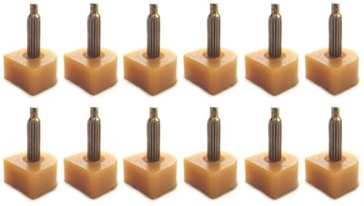Dailygoods- Hak Caps - 6 Paar - U-vormig - Antislip - Vervangingspunten - Metaal/TPU - 9mm x 9mm x 3mm - Schoentips