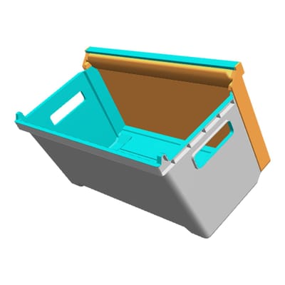 AEG Doos vriezer, kompleet, neutraal, 7902, 406x216mm 140208339048