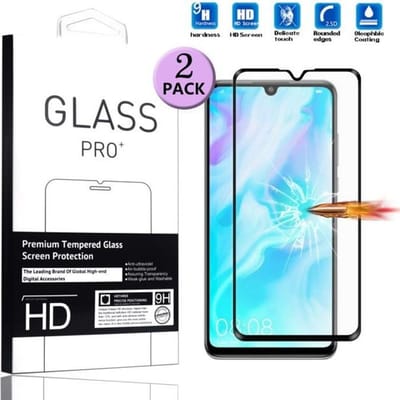 Protecteur d'écran - Huawei - P30 Lite - Verre Trempé - 2 Pièces - Protection Complète