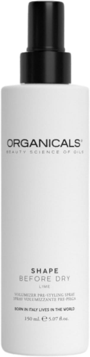 Organicals Shape Before Dry Lime Pre-Styling Hairspray 150ml