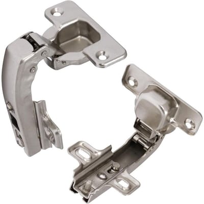 4-delige verborgen 90° klikscharnieren – voorenkele hoekdeuren – 35 mm opening – Discrete en esthetisch aantrekkelijke afwerking