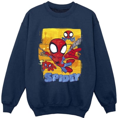 Marvel Jongens Spidey En Zijn Verbazingwekkende Vrienden Vliegend Sweatshirt (Marineblauw)