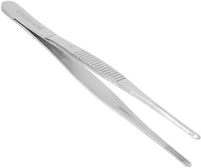 RVS Pincet 14cm - Chirurgische Pliers met Rechte Punt en Serrated Grip
