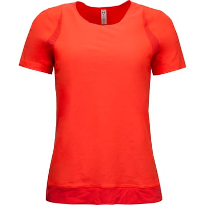 Under Armour Womens Vanish T-Shirt Base Layer Fitted Top Oranje 1324142 877