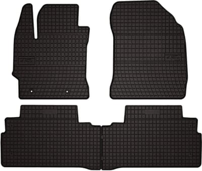 Wielganizator SolidPRO - Auto Rubbermat - Zwart - Voor Toyota Verso