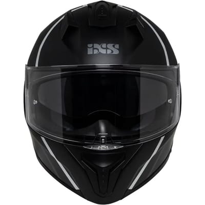 IXS iXS217 2.0 Mat Zwart Wit Integraalhelm - Helm